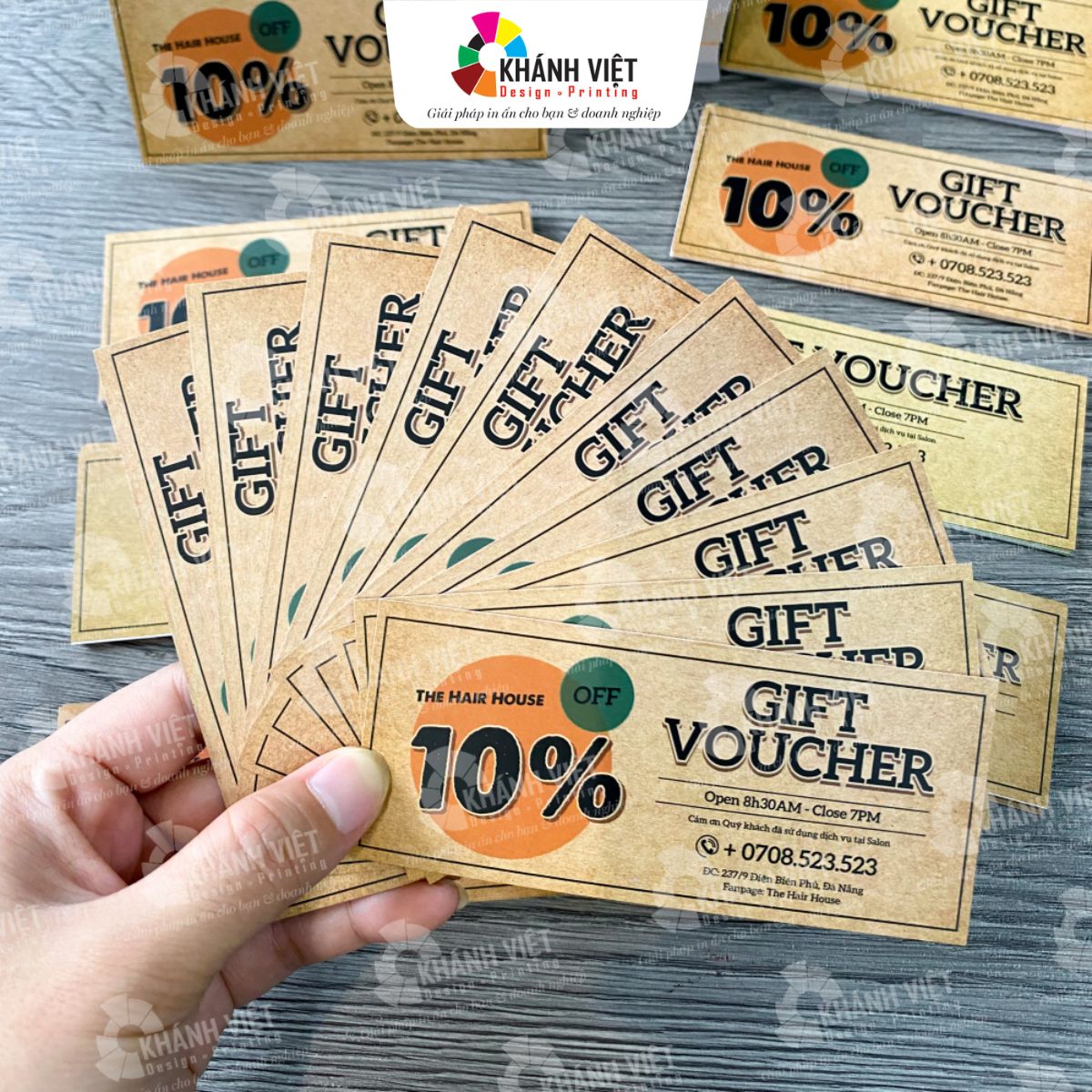 Nên in voucher khuyến mãi bằng chất liệu gì?