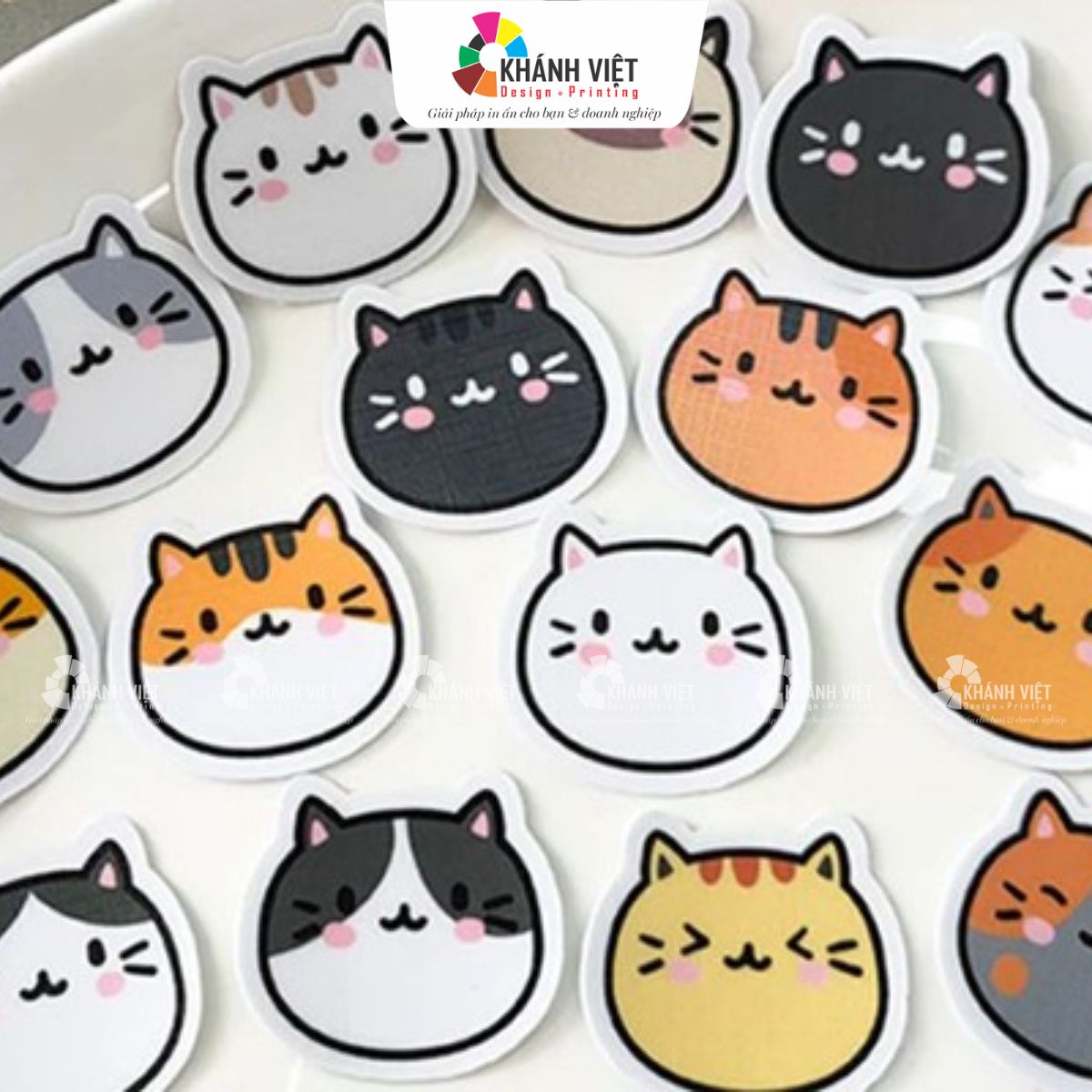 Sticker mèo cute, đáng yêu