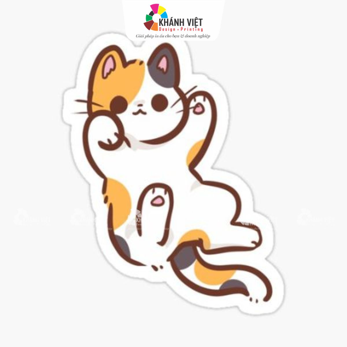 Sticker mèo phè phỡn