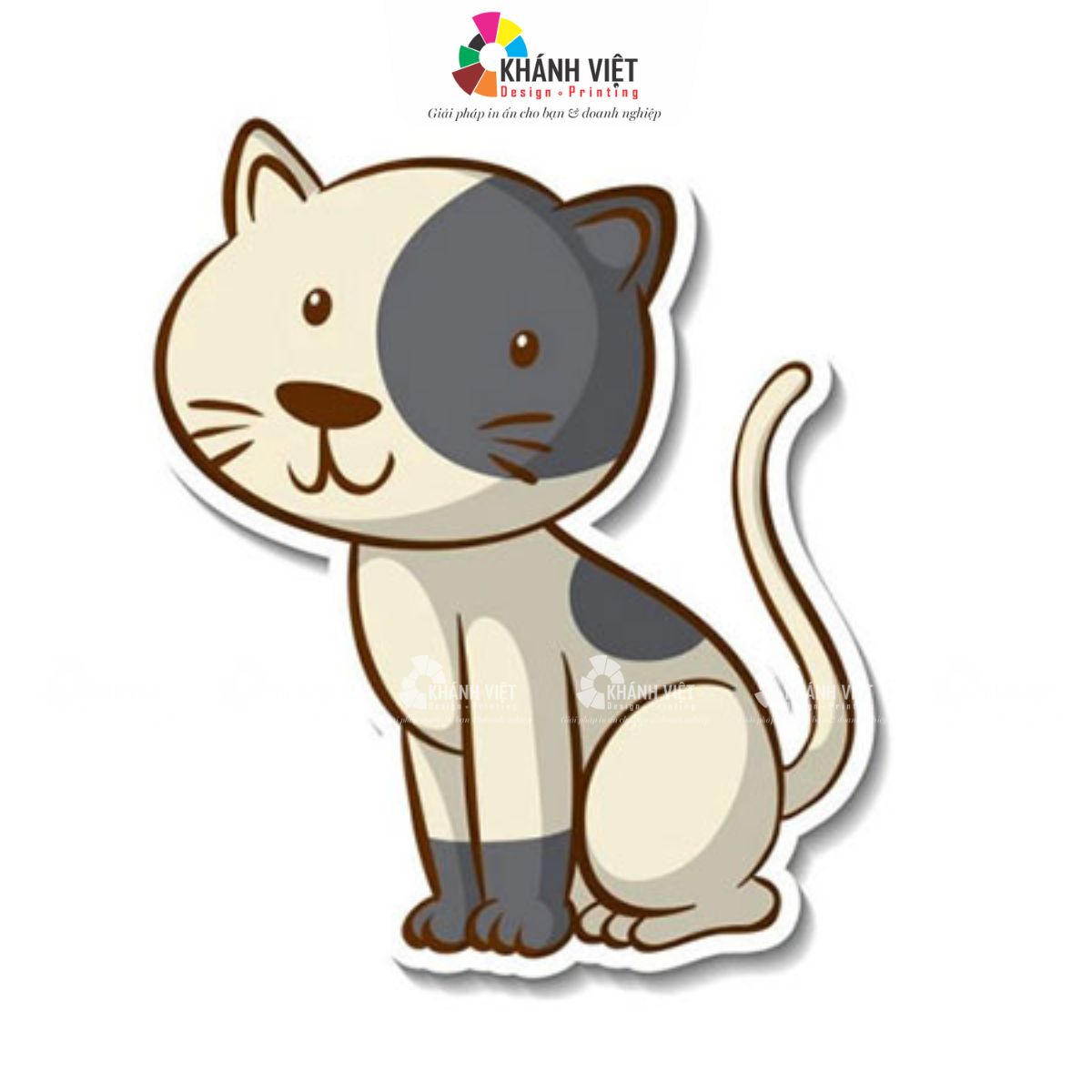 Sticker mèo theo yêu cầu
