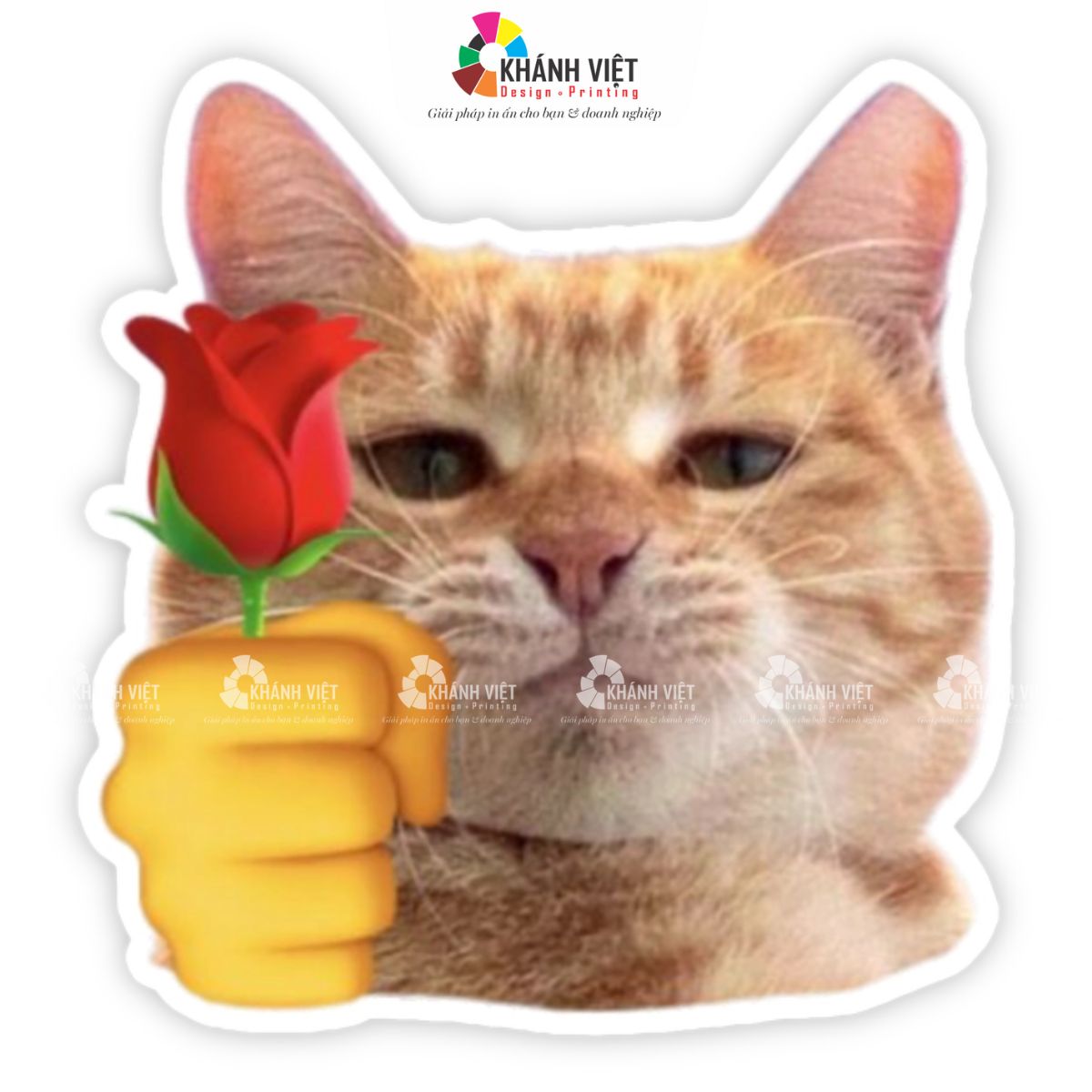 Sticker mèo hóm hỉnh