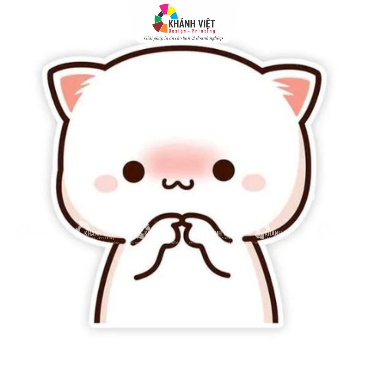 Sticker mèo cute