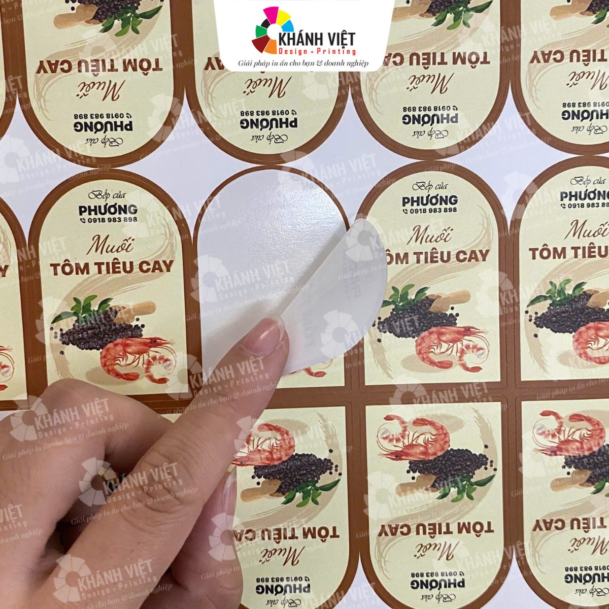 Cấu tạo của tem muối tôm