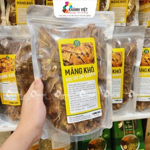 Tem dán túi zip đựng măng khô