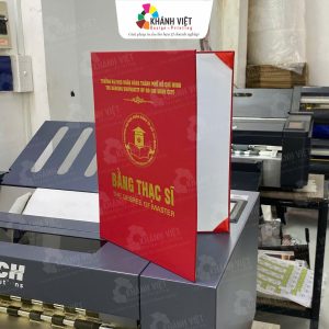 Bìa cứng đựng bằng thạc sĩ sang trọng