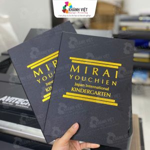 In bìa đựng bằng khen