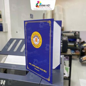 Bìa luận văn mạ vàng, ép nhũ cao cấp - 1
