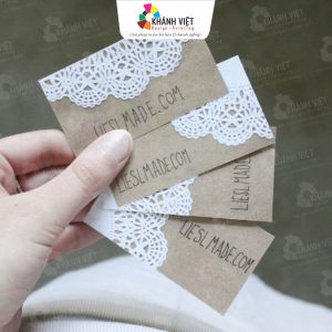 Thẻ treo giấy kraft mộc mạc