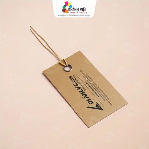 Thẻ treo đẹp làm từ giấy kraft