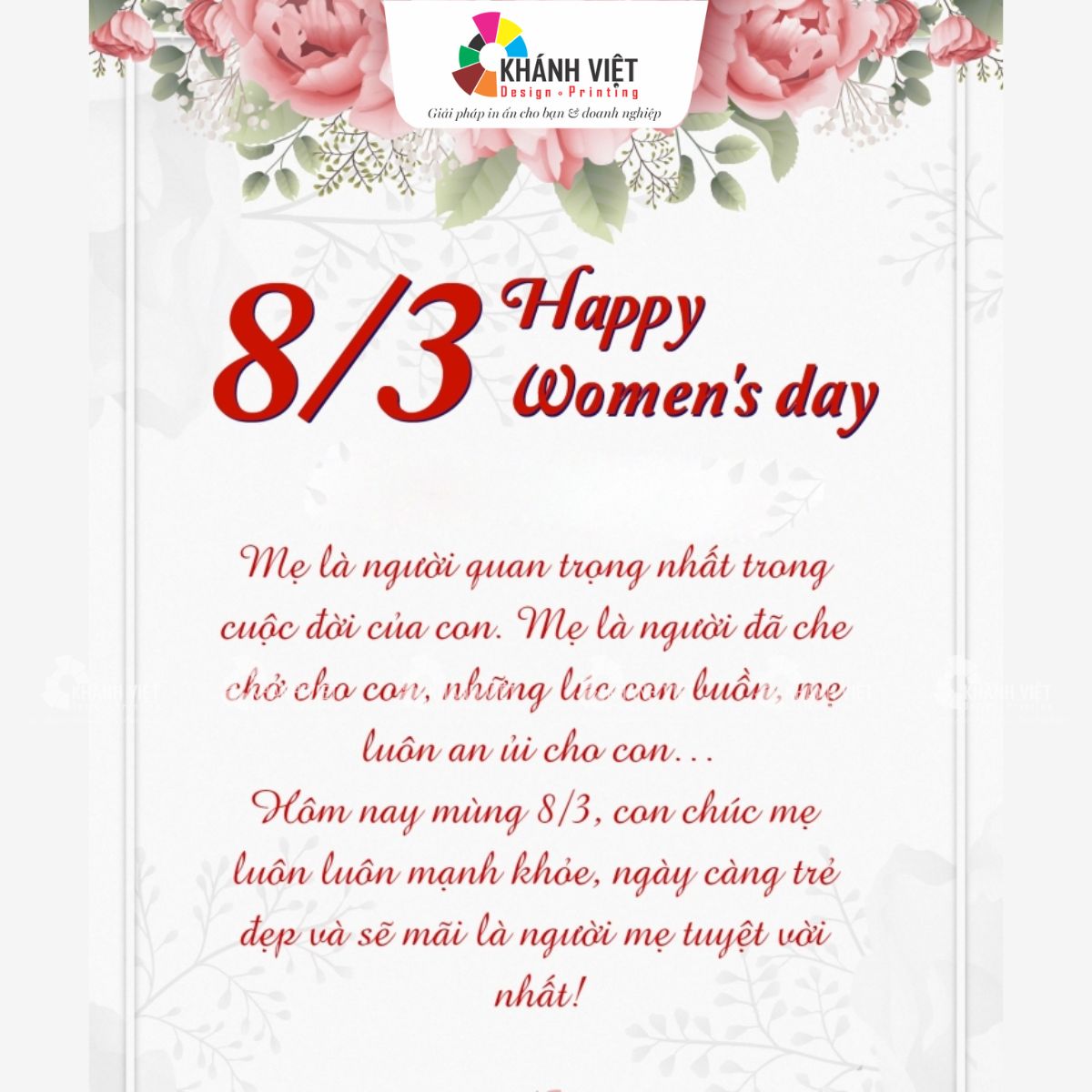 Thiệp chúc mừng ngay 8/3 đẹp, ý nghĩa - 4