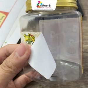 Tem dán chai, lọ thủy tinh bắt mắt - 3