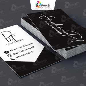 Danh thiếp chữ trắng đẹp, nổi bật - 20