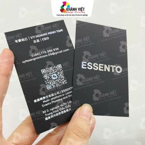 Danh thiếp chữ trắng đẹp, nổi bật - 4