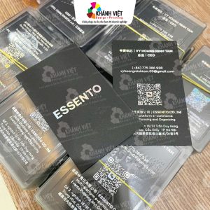 Danh thiếp chữ trắng đẹp, nổi bật - 5