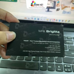 Danh thiếp chữ trắng đẹp, nổi bật - 7