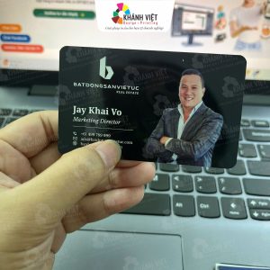 Danh thiếp chữ trắng đẹp, nổi bật - 8