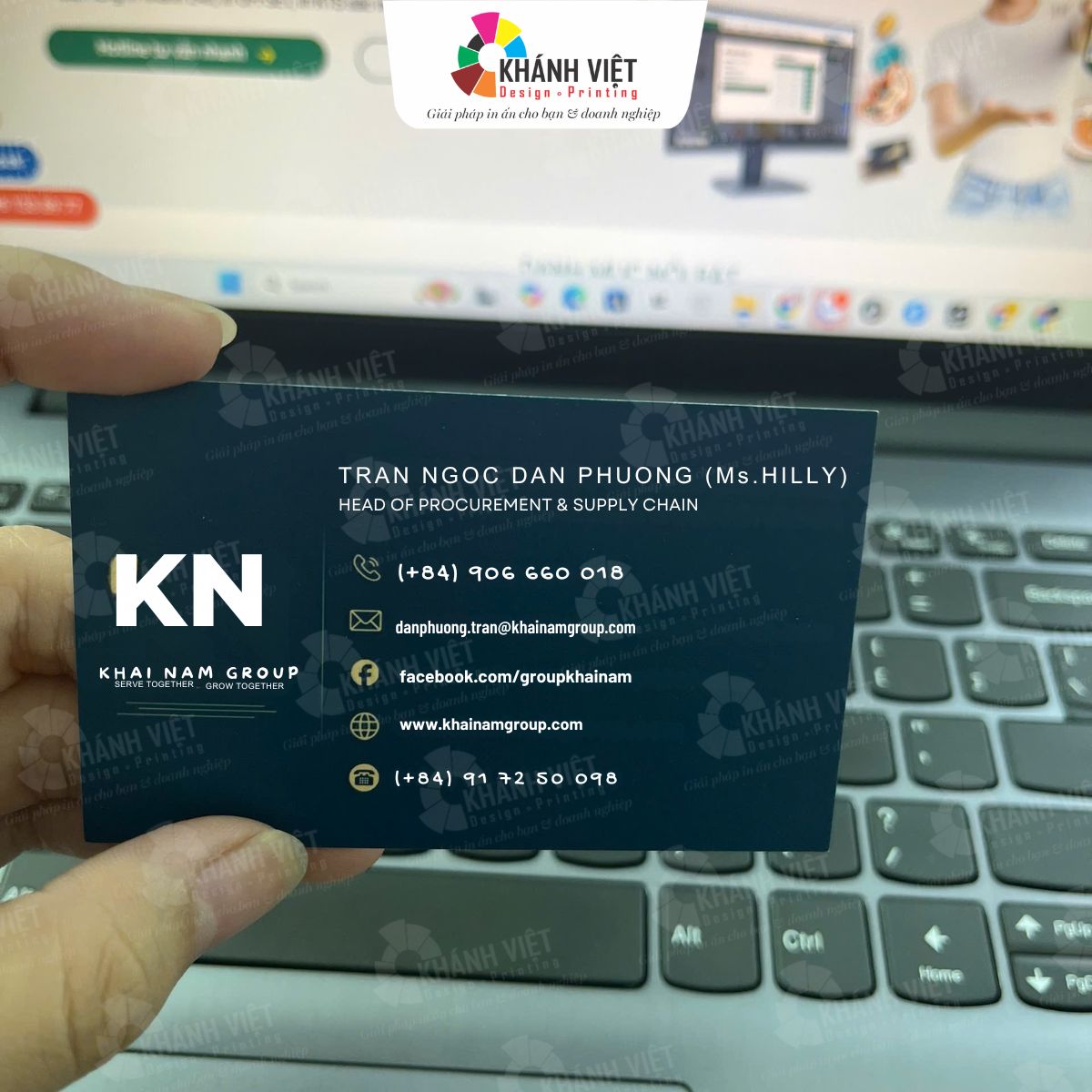 Danh thiếp chữ trắng đẹp, nổi bật - 12