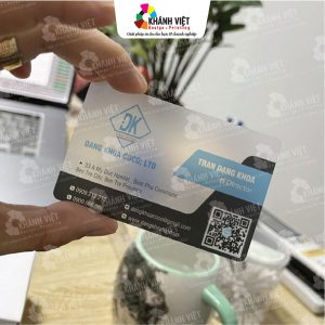 In card nhựa theo yêu cầu - Mẫu 17