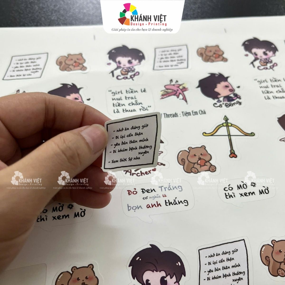 Mẫu sticker hình chữ, câu nói đẹp - 16