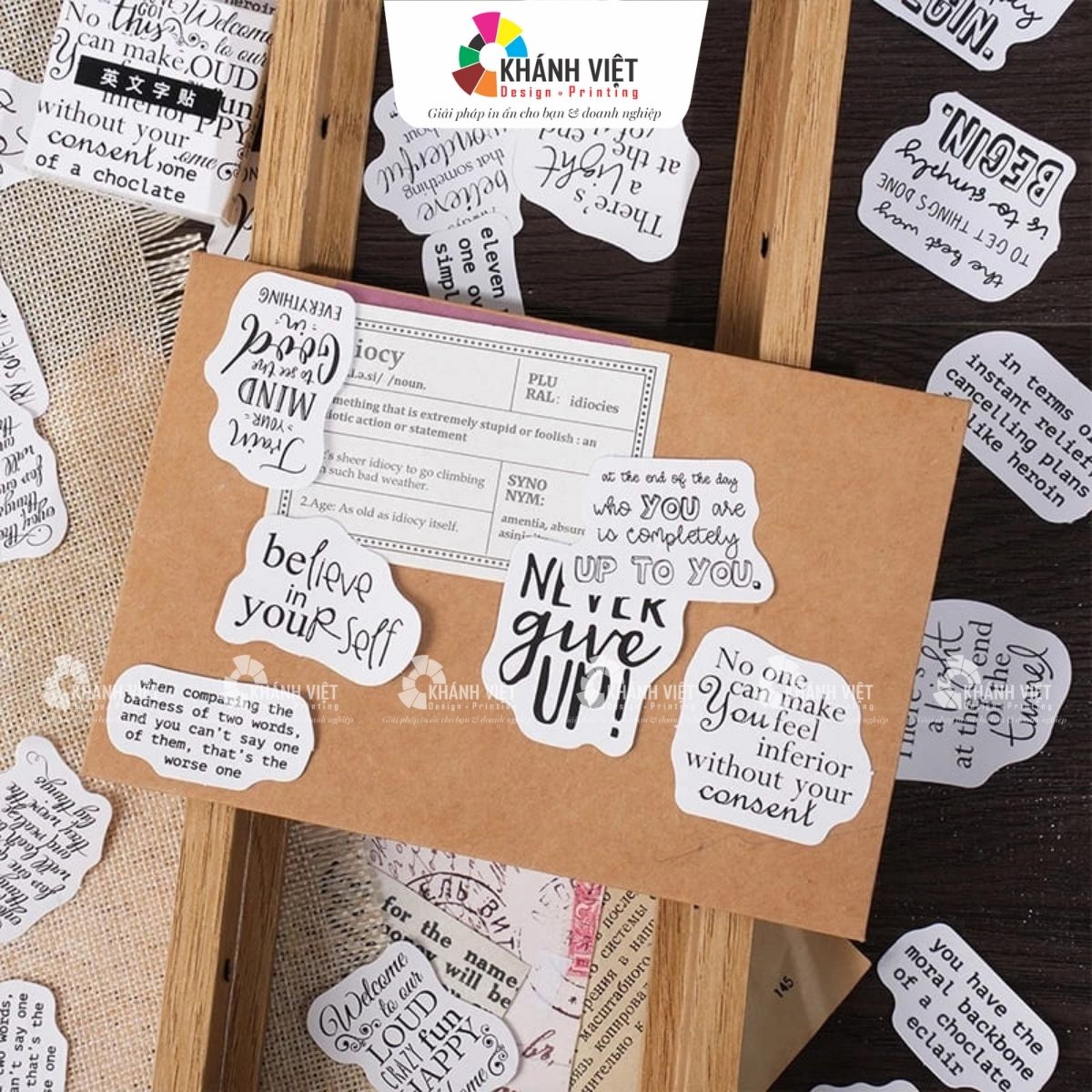 Mẫu sticker hình chữ, câu nói đẹp - 42