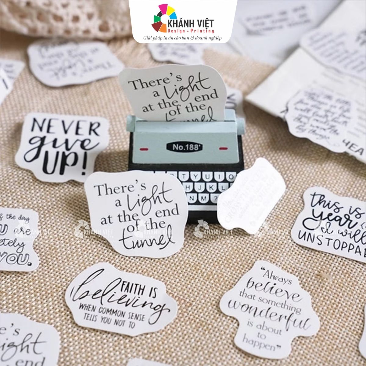 Mẫu sticker hình chữ, câu nói đẹp - 43