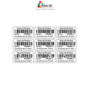 Tem giá cho nhiều sản phẩm - 1