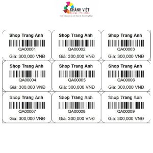 Tem giá cho nhiều sản phẩm - 2