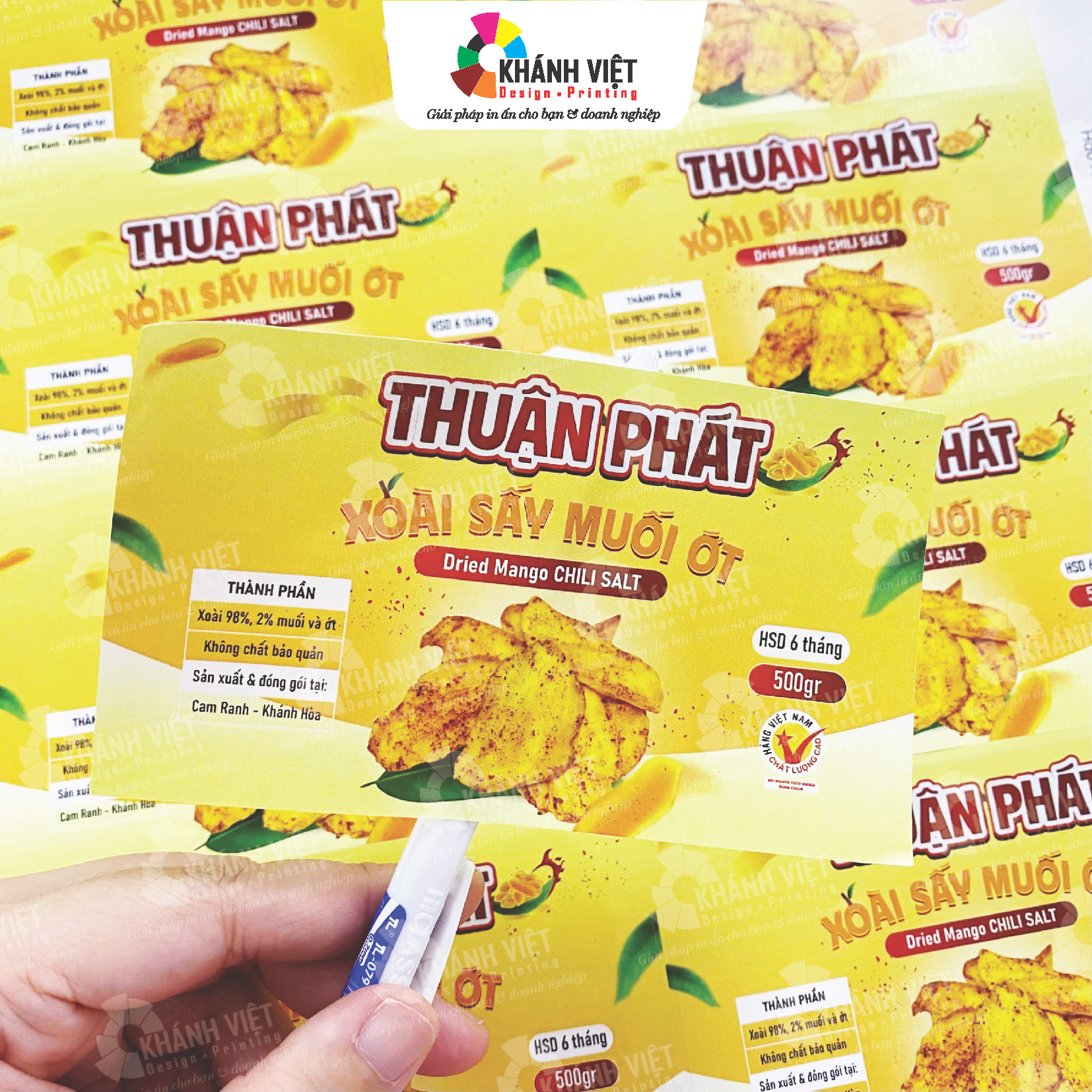 in decal nganh thuc pham