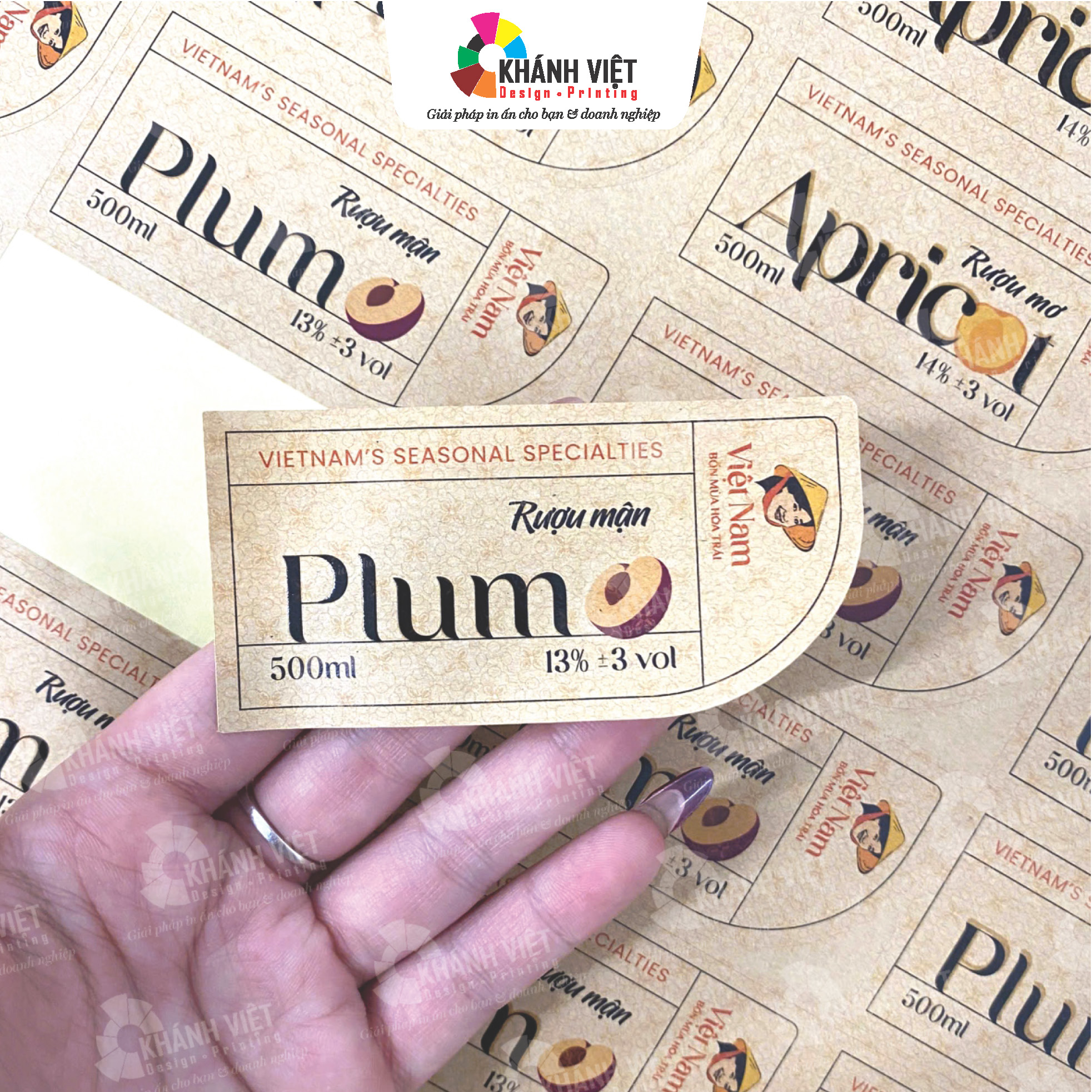 in decal kraft nganh thuc pham