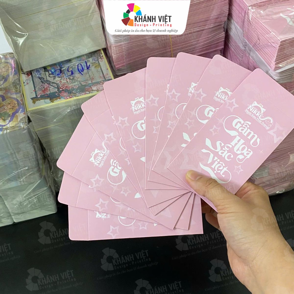 Bước 3: In đè màu CMYK và hoàn thiện