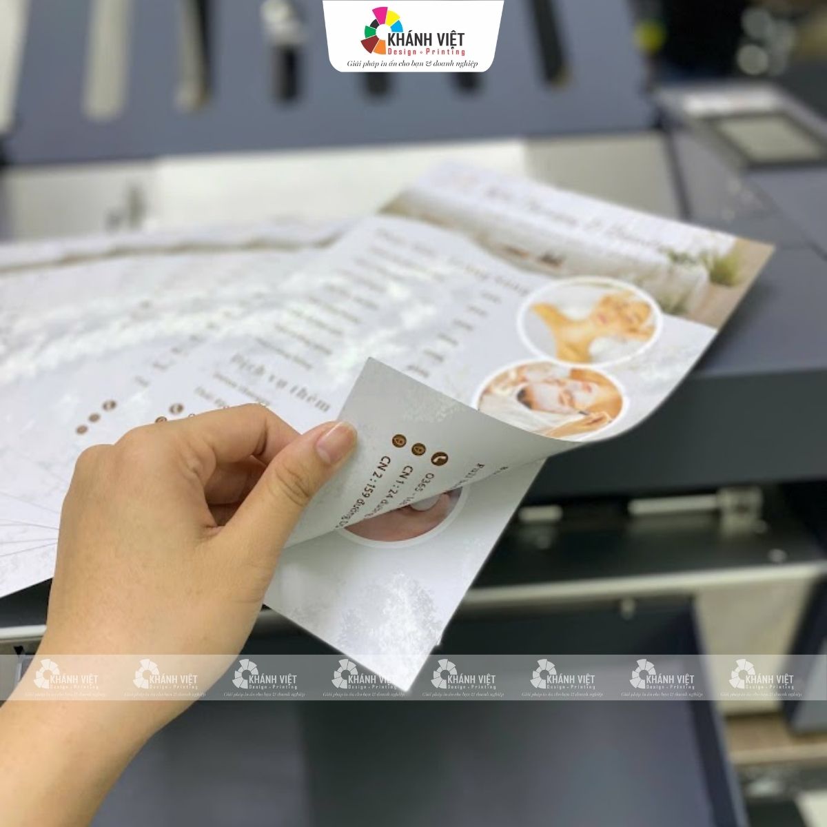 Menu giấy ép plastic 2 mặt - Mẫu 13