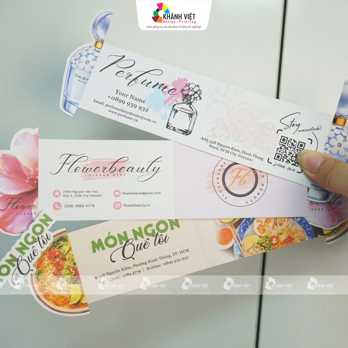 Tờ rơi gấp đẹp, nhiều màu sắc
