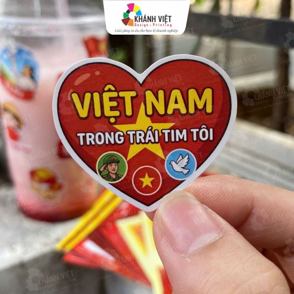 Sticker quốc khánh đẹp, ấn tượng - M013