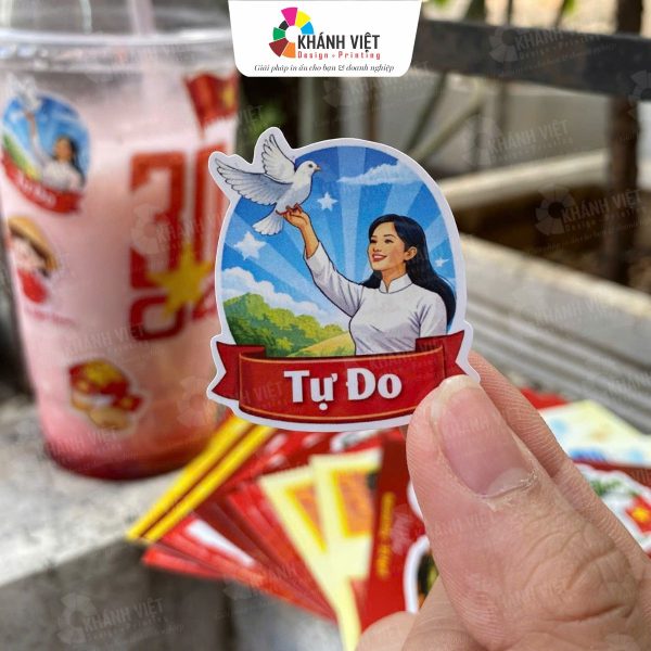 Sticker quốc khánh đẹp, ấn tượng - M07