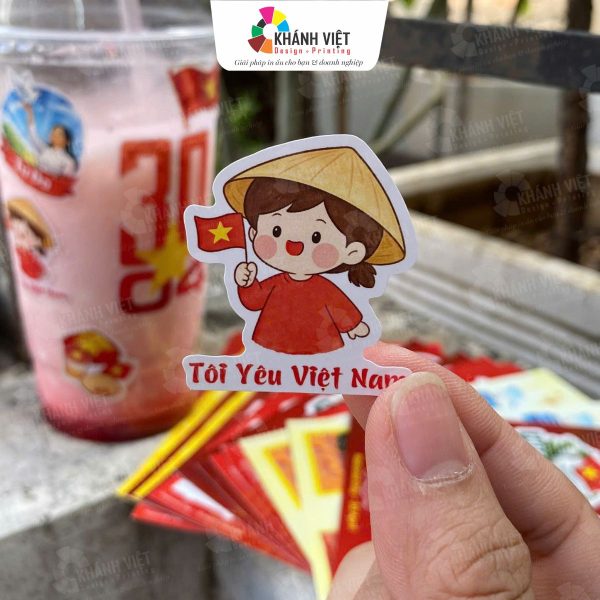 Sticker quốc khánh đẹp, ấn tượng - M09