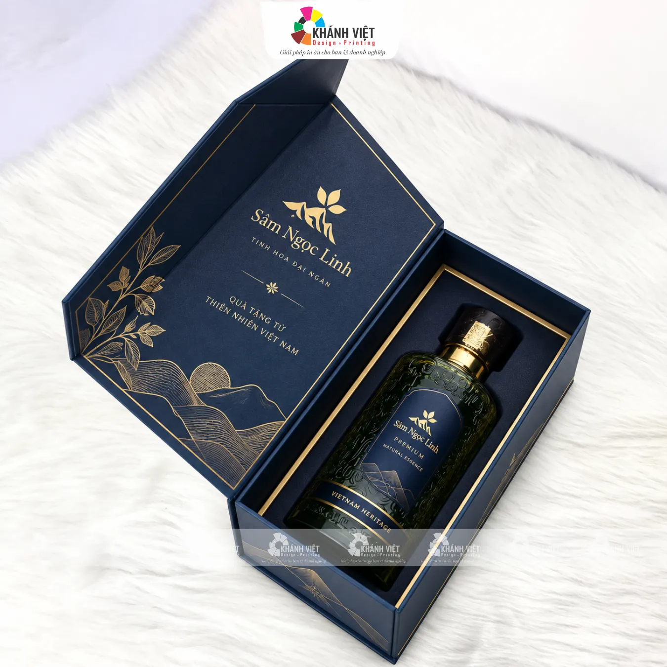 Carton lạnh làm hộp cứng đựng rượu