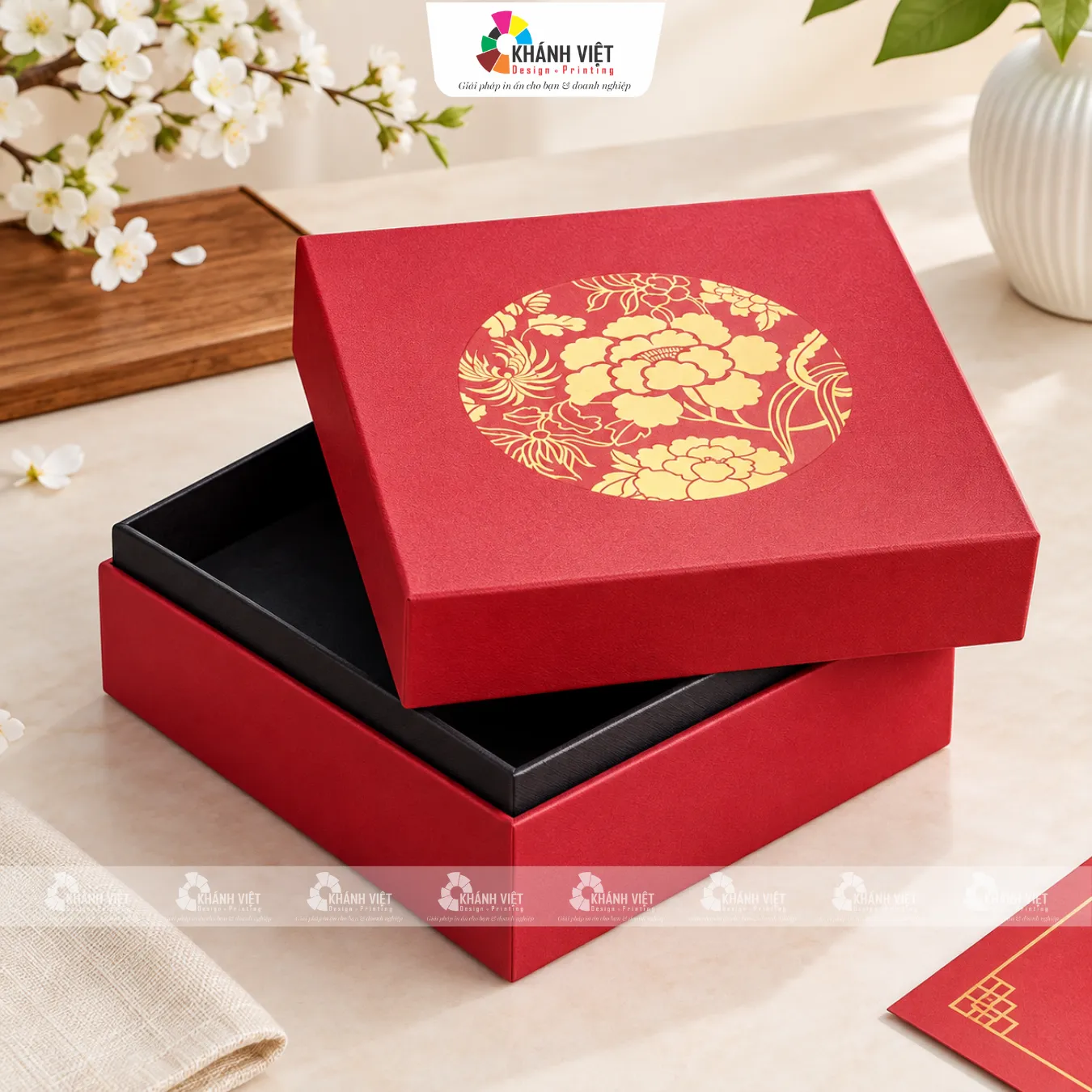 Hộp Carton lạnh nắp âm dương