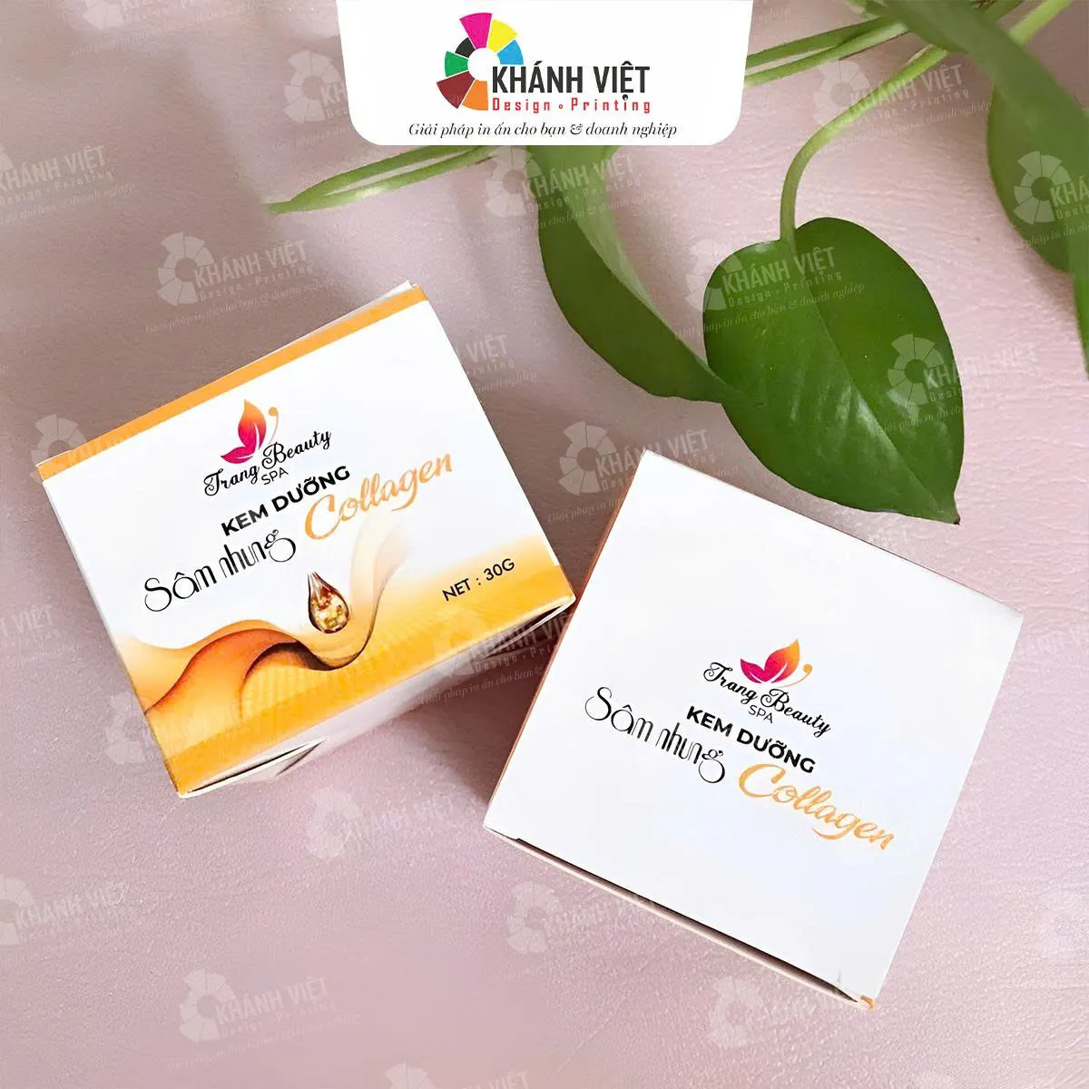 In hộp giấy mỹ phẩm đẹp