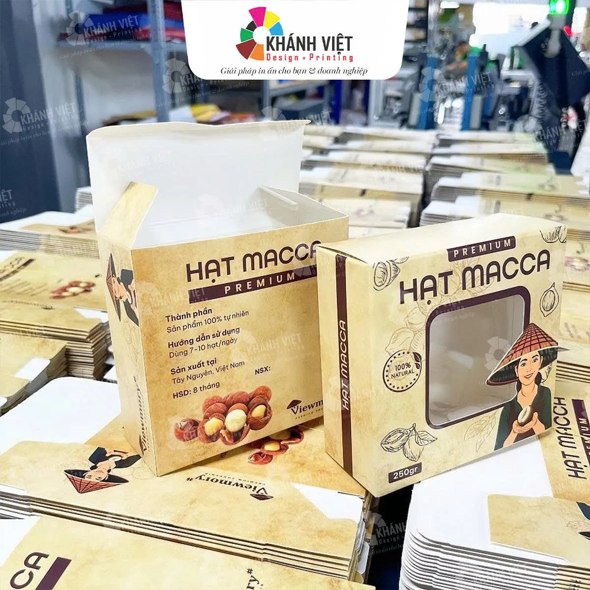 Mẫu hộp giấy phân phối đặc sản