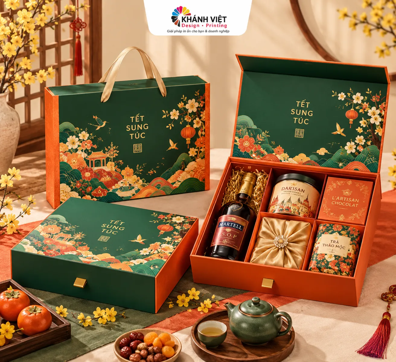 Tiêu chí chọn xưởng in hộp quà tết
